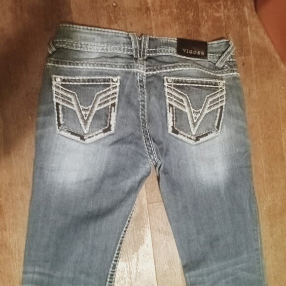 Y2K CHELSEA BOOT CUT JEANS BY VIGOSS - Picture 8 of 15